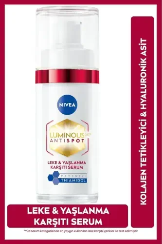 Luminous630 Anti-Spot and Anti-Aging Serum 30ml, Collagen Booster, Hyaluronic Acid, Firming - 1