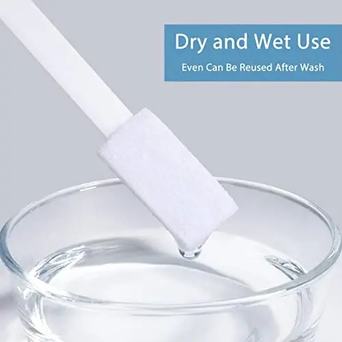 Lumkew 40Pcs Disposable Crevice Cleaning Brushes for Small Spaces, Detail Gaps Scrub Cleaner Brush Set for Toilet Bowl Corner, Household Cleaning Tool Supplies for Window Track, Door Grooves, Vent Fan - 5