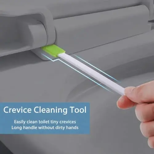 Lumkew Crevice Cleaning Brushes Tool for Tiny Small Spaces, 40Pcs, Green | Tiny Nook and Cranny Cleaning Tools Cleaner Toilet Seat Detail Thin Tight Gaps Vent Grooves Housekeeping Household Use - Lumkew (1)