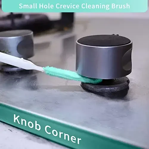 Lumkew Small Cleaning Brushes for Small Spaces, Tiny Household Cleaning Supplies Tools, Mini Crevice Cleaning Brush Scrub Narrow Corner Nook Track Grooves Bathroom Kitchen Home Detailing, 16 Pcs - 6