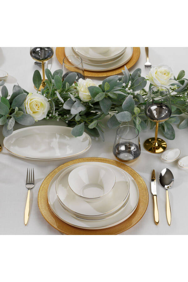 Luna Dinner Set 56 Pieces - Gold03 - 4