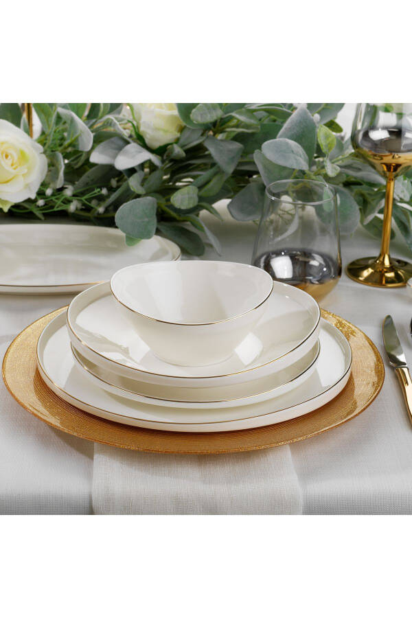 Luna Dinner Set 56 Pieces - Gold03 - 5