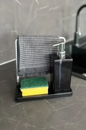 Luna Paslanmaz Aluminyum Bez Askılı Mutfak Sıvı Sa - 5