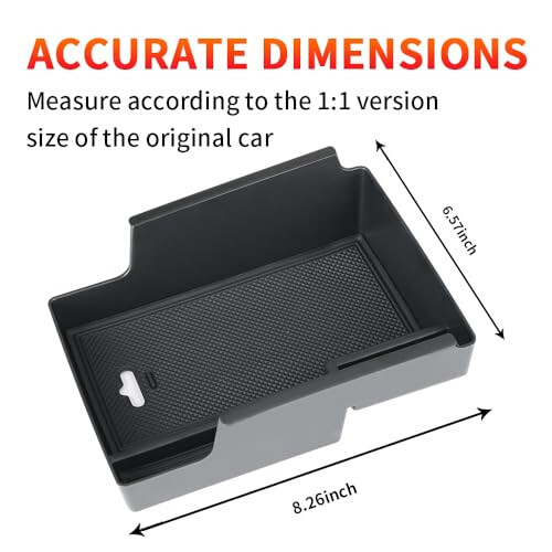 LUNQIN Car Center Console Organizer Tray for Chevrolet Malibu 2016 2017 2018 2019 2020 2021 2022 2023 2024 2025 Chevy Auto Interior Accessories Front Seat Middle Armrest Box Storage Bag Accessory - 4