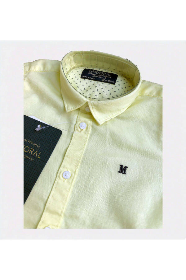 LUPIA Mayoral Baby Yellow COTTON - LINEN Children's Shirt - 1