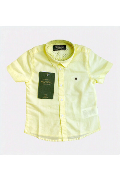 LUPIA Mayoral Baby Yellow COTTON - LINEN Children's Shirt - 3