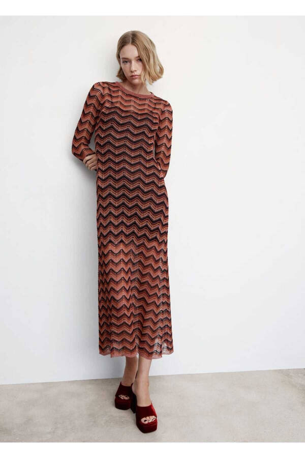 Lurex Knit Dress - 7