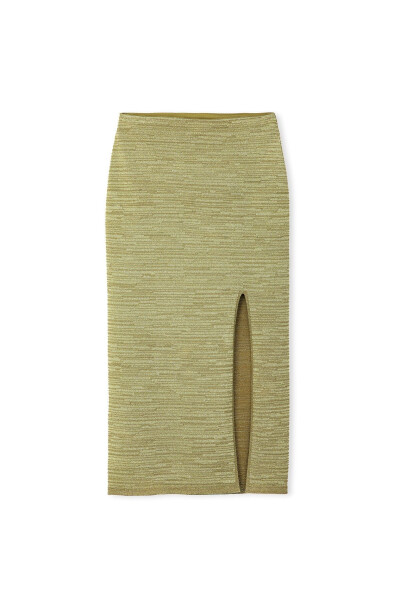 Lurex pencil skirt - 13