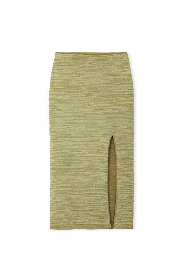 Lurex pencil skirt - 3