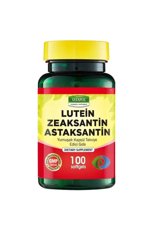 Lutein 15 mg Astaxanthin Zeaxanthin 100 Capsules - 2