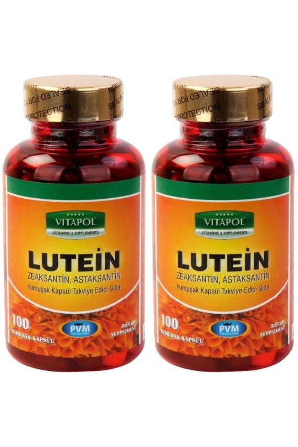 Lutein 2x100 Soft Capsule Astaxanthin Zeaxanthin Coenzyme Narcissus Flower Copper - 1