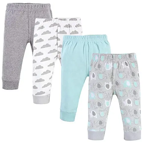 Luvable Friends Baby Boys' Cotton Pants 