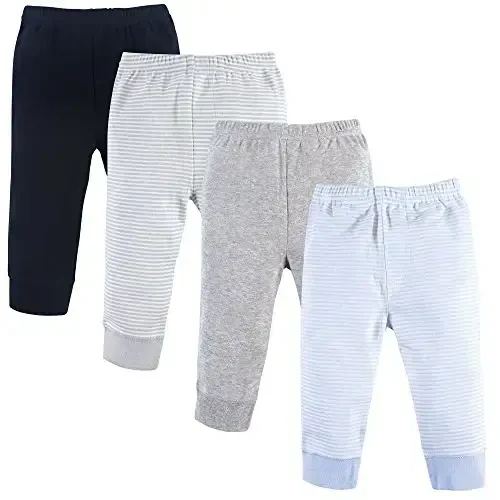 Luvable Friends Baby Boys' Cotton Pants 