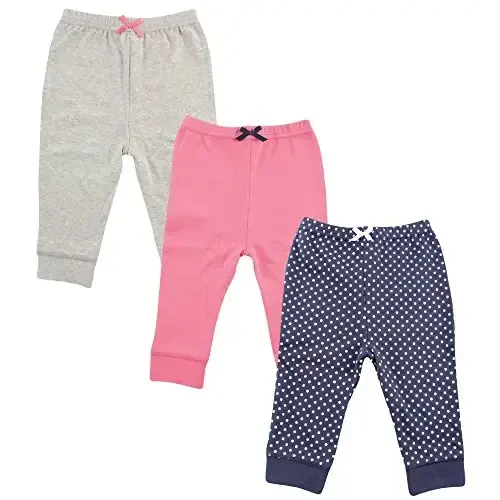 Luvable Friends Baby Boys' Cotton Pants 