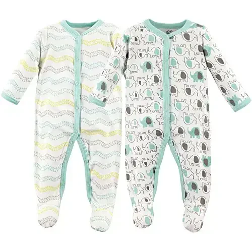 Luvable Friends Unisex Baby Cotton Sleep and Play - 1