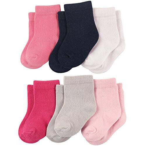 Luvable Friends Unisex Baby Newborn and Baby Socks Set - 1