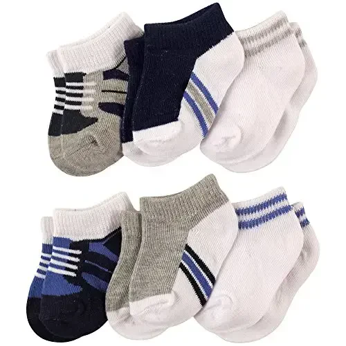 Luvable Friends Unisex Baby Newborn and Baby Socks Set - 1
