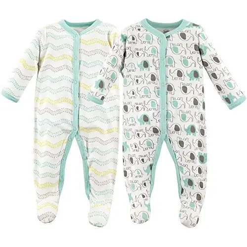 Luvable Friends Unisex Baby Paxta Uyqu va O'yin - 1