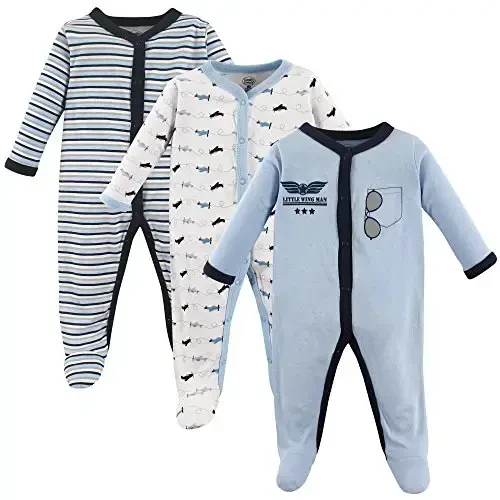 Luvable Friends Unisex Baby Cotton Sleep and Play 