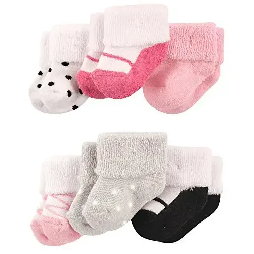 Luvable Friends Unisex Baby Newborn and Baby Socks Set 