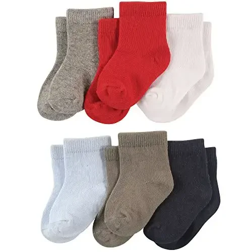 Luvable Friends Unisex Baby Newborn and Baby Socks Set 