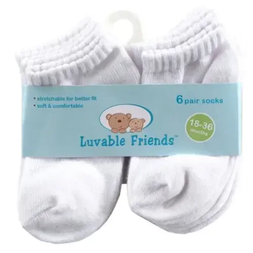 Luvable Friends Unisex Baby Newborn and Baby Socks Set - LUVABLE FRIENDS CHILDREN'S APPAREL (1)