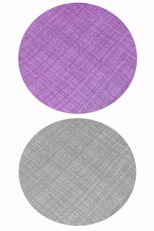 Lux Bedding Set- Double- Special Bagged Fitted Sheet 4 Pillowcases-PURPLE - 4