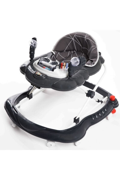 Lüx Oyuncaklı Müzikli Ve Işıklı 3 Kademeli Örümcek Bebek Yürüteci-Füme - 27