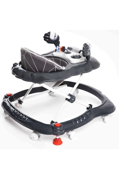 Lüx Oyuncaklı Müzikli Ve Işıklı 3 Kademeli Örümcek Bebek Yürüteci-Füme - 28