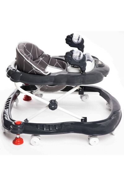 Lüx Oyuncaklı Müzikli Ve Işıklı 3 Kademeli Örümcek Bebek Yürüteci-Füme - 30