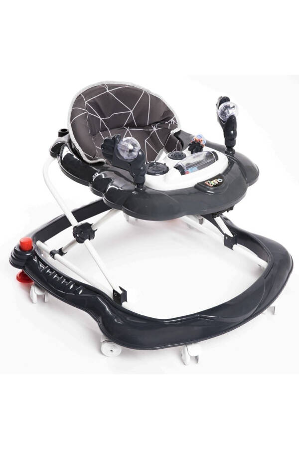 Lüx Oyuncaklı Müzikli Ve Işıklı 3 Kademeli Örümcek Bebek Yürüteci-Füme - 17