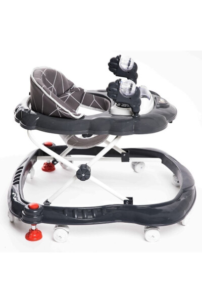 Lüx Oyuncaklı Müzikli Ve Işıklı 3 Kademeli Örümcek Bebek Yürüteci-Füme - 13