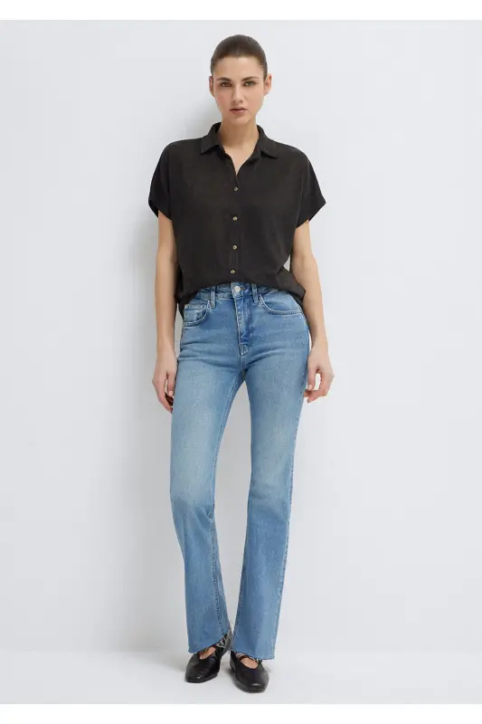 Lux Touch Antracit Polo Tişört Regular Fit / Norma - 2