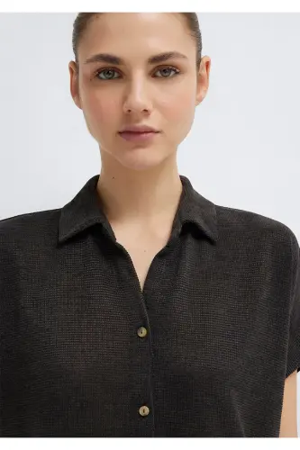 Lux Touch Antracit Polo Tişört Regular Fit / Norma - 7