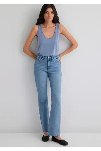 Lux Touch (TENCEL™) Atlet Slim Fit / Dar Kesim 1613216-70850 - Mavi-70850 - 3