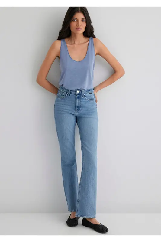 Lux Touch (TENCEL™) Atlet Slim Fit / Dar Kesim 1613216-70850 - Mavi-70850 - 3