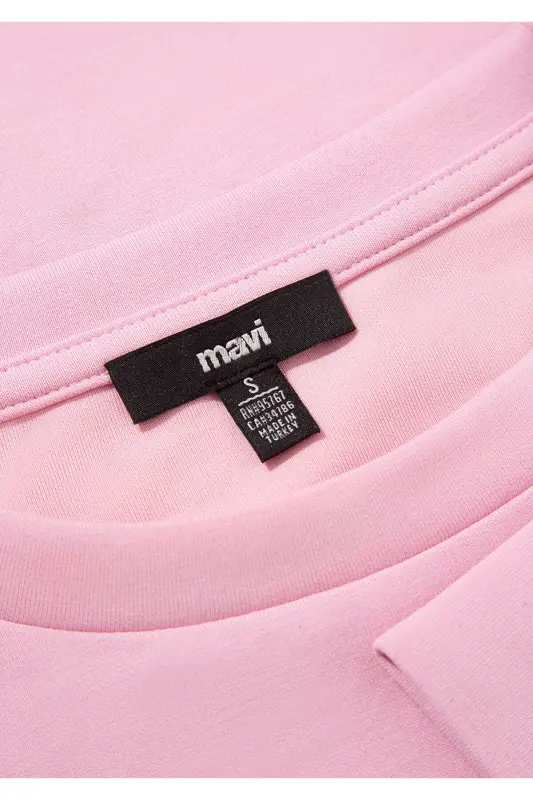 Soft-Premium Pembe (TENCEL™) Modal Karışımlı Sweatshirt 168837-71117 - Pembe-71117 - 8
