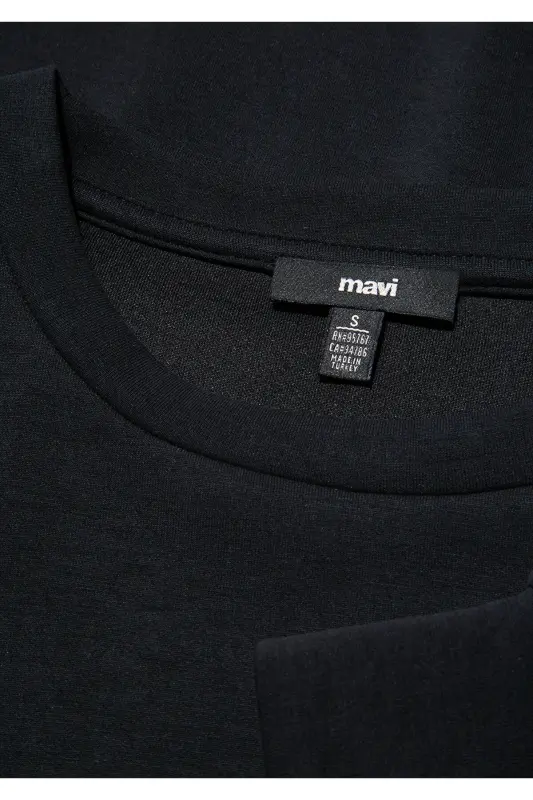 Lux Touch Tencel Tm Black Modal Sweatshirt 168837-900 - 8