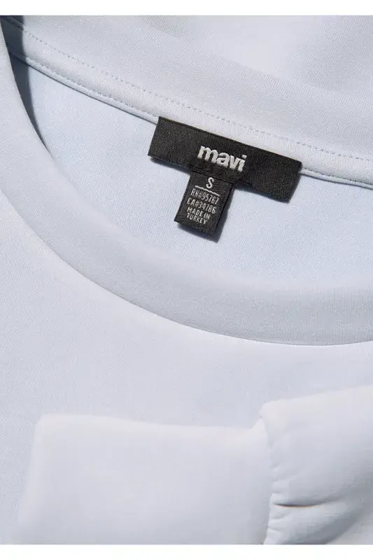 Lux Touch TENCEL TM Crew Neck Modal Sweatshirt 168837-89201-Blue - 6