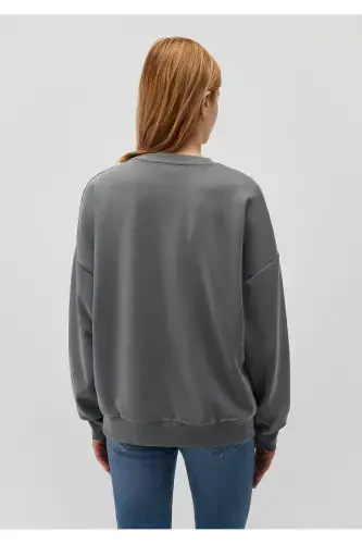 Lux Touch Tencel Tm Green Modal Sweatshirt 168837-71598-Green - 4