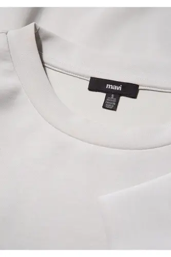 Lux Touch Tencel Tm Grey Modal Sweatshirt 168837-70074 - 7