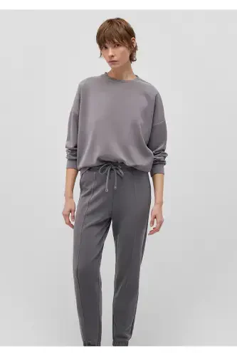 Lux Touch TENCEL TM Kulrang Modal Sviter 168837-70122-Kulrang - Modazone (1)