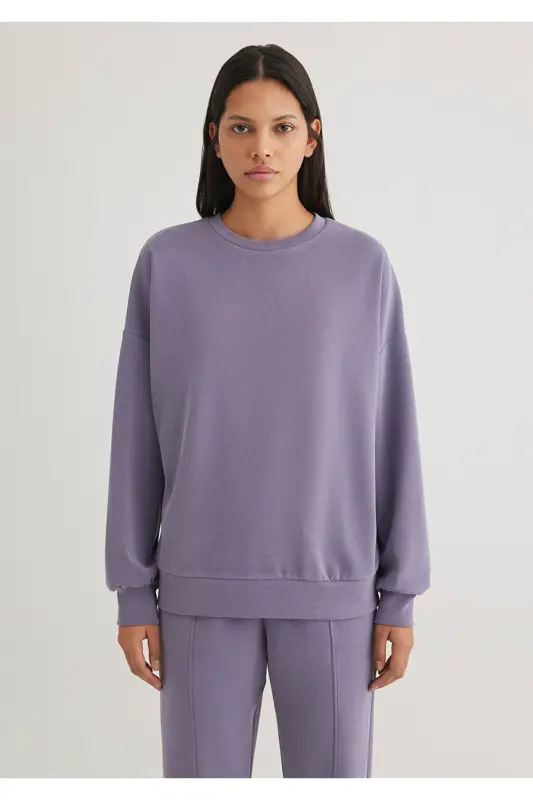 Lux Touch Tencel Tm Mor Modal Sweatshirt 168837-70608 - Mor-70608 - 3