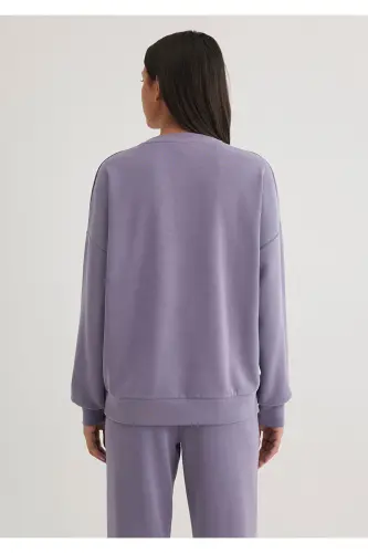 Lux Touch Tencel Tm Mor Modal Sweatshirt 168837-70608 - Mor-70608 - 4