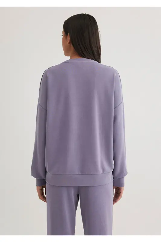 Lux Touch Tencel Tm Mor Modal Sweatshirt 168837-70608 - Mor-70608 - 4