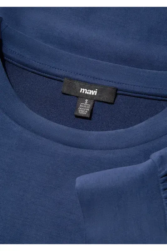 Lux Touch Tencel Tm Navy Modal Sweatshirt 168837-70491 - 6