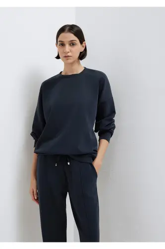 Soft-Premium Siyah (TENCEL™) Modal Karışımlı Sweatshirt 168837-900 - (No Color) - 2