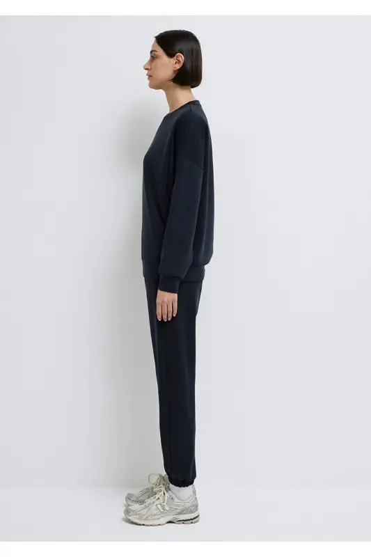 Soft-Premium Siyah (TENCEL™) Modal Karışımlı Sweatshirt 168837-900 - (No Color) - 5