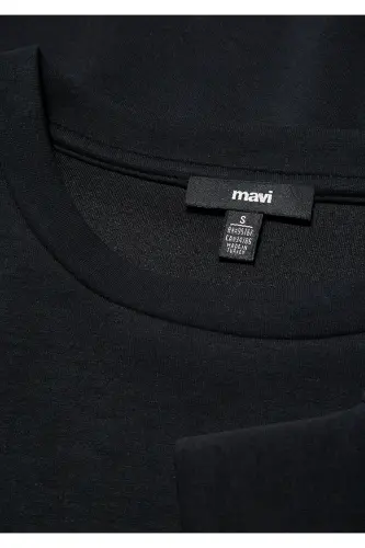 Soft-Premium Siyah (TENCEL™) Modal Karışımlı Sweatshirt 168837-900 - (No Color) - 8
