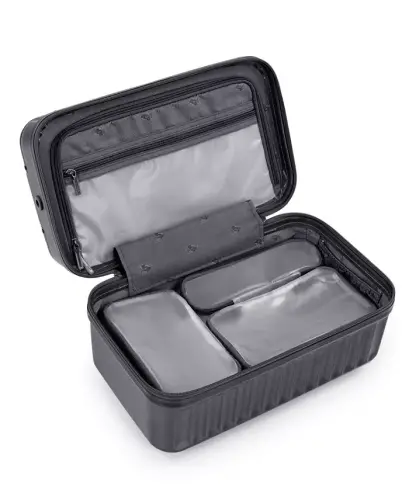 Luxe Hard Side Beauty Case - Gunmetal - 3